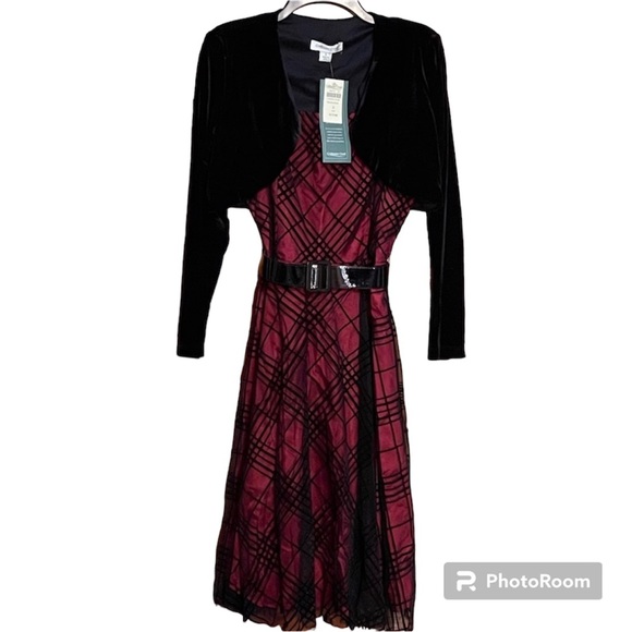 Coldwater Creek Dresses & Skirts - NWT Coldwater Creek Sheer Mesh Jacketed Dress Sz 8